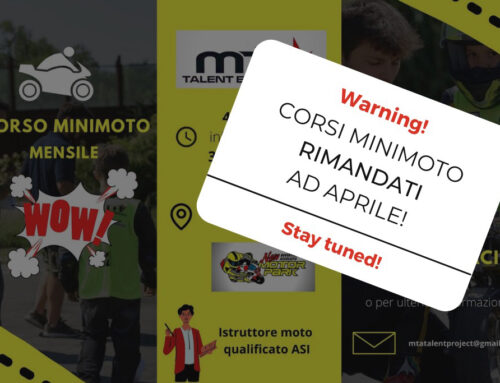 Minimoto courses postponed!