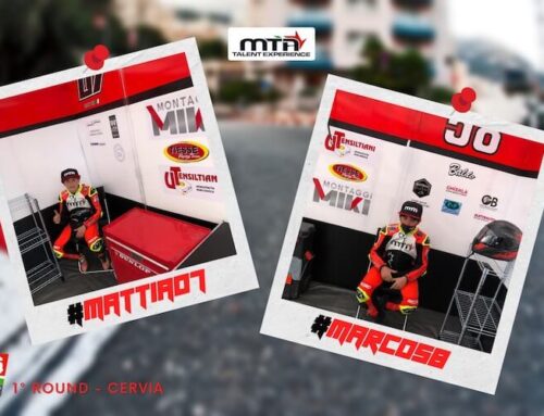 The MTA mini-riders are ready for the first stage of the CIV minimoto!